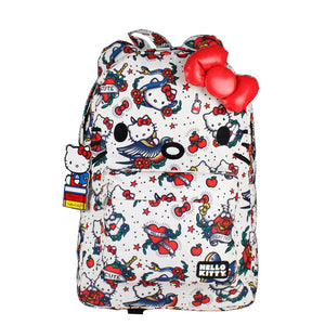Hello Kitty with Ribbon Girls 18" Large School Backpack Bag