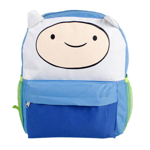 Adventure Time Finn Shaped 12" Backpack - Small Boys Girls Toddler Book Bag