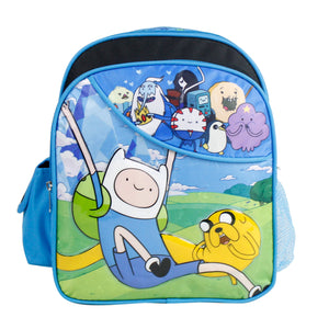 Adventure Time Small Backpack - Jake Finn Friends 12" Boys Toddler Book Bag