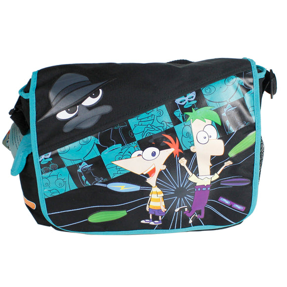 Disney Phineas and Ferb Messenger Bag - Black Perry Agent P Shoulder Bag