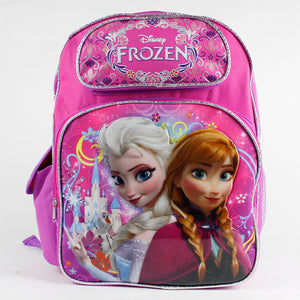 Disney, Frozen, 16" Backpack, Children Backpack, Character, Book Bag, School, Book, Diaper Bag, Kid, Child, Gift, Back to School, Large, Girls, Pink