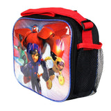 Disney Big Hero 6 Black Boys Insulated Lunch Bag for School Snack Box