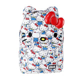 Hello Kitty Different Faces 18" Inch Backpack Bag Design