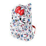 Hello Kitty Different Faces 18" Inch Backpack Bag Design