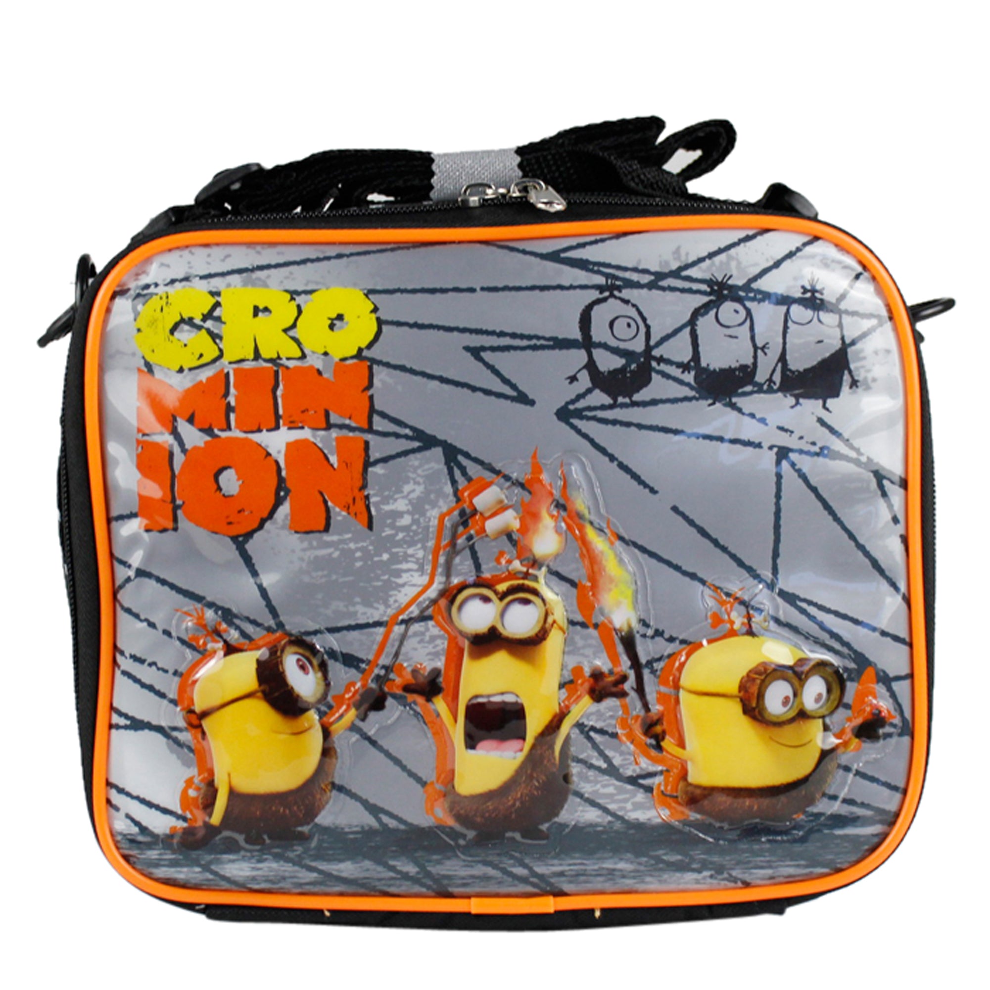 DESPICABLE ME MINIONS TEAM MINION 9.5 INSULATED LUNCHBOX LUNCH BAG-NEW