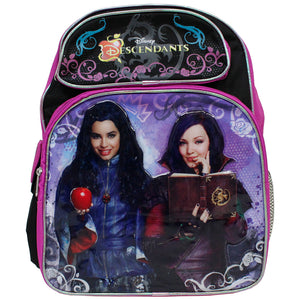 Descendants Pink and Black 14" backpack- Evie & Mal