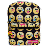 Disney, Emoji, 16" Backpack, Children Backpack, Character, Book Bag, School, Book, Diaper Bag, Kid, Child, Gift, Back to School, Large, Girls, Black