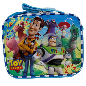 Disney Toy Story New Light Blue Insulated Lunch Box Bag- Buzz Lightyear & Woody