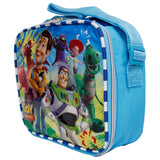 Disney Toy Story New Light Blue Insulated Lunch Box Bag- Buzz Lightyear & Woody