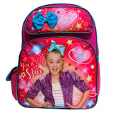 Nickelodeon, Jojo Siwa, 16" Backpack, Children Backpack, Character, Book Bag, School, Book, Diaper Bag, Kid, Child, Gift, Back to School, Large, Girls, Pink