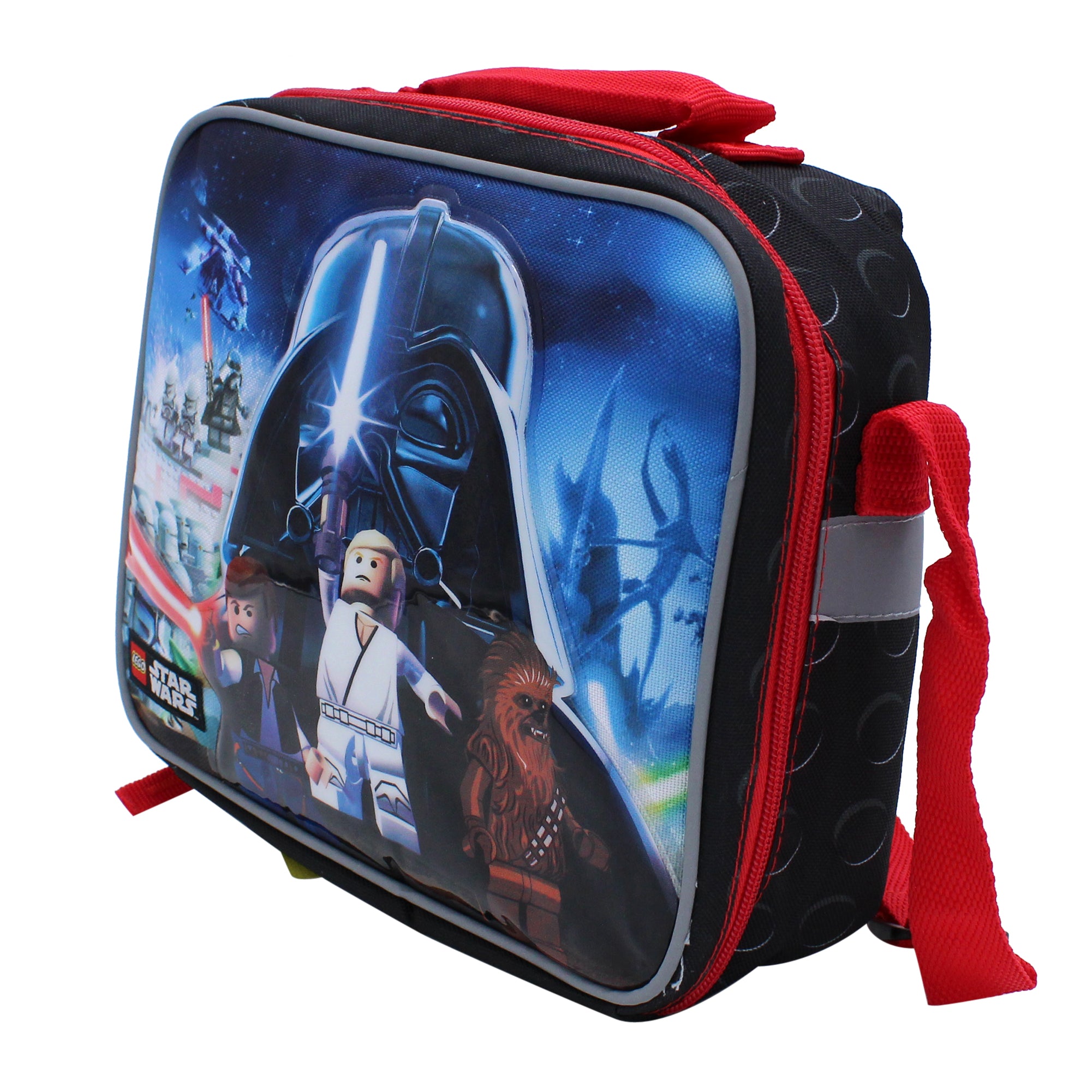 Lego Star Wars with Darth Vader Face Insulated Kids Lunch Bag for School or  Travel