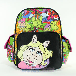 13' The Muppets Ms.Piggy Small Toddler Backpack Girls Multi Colored Book Bag
